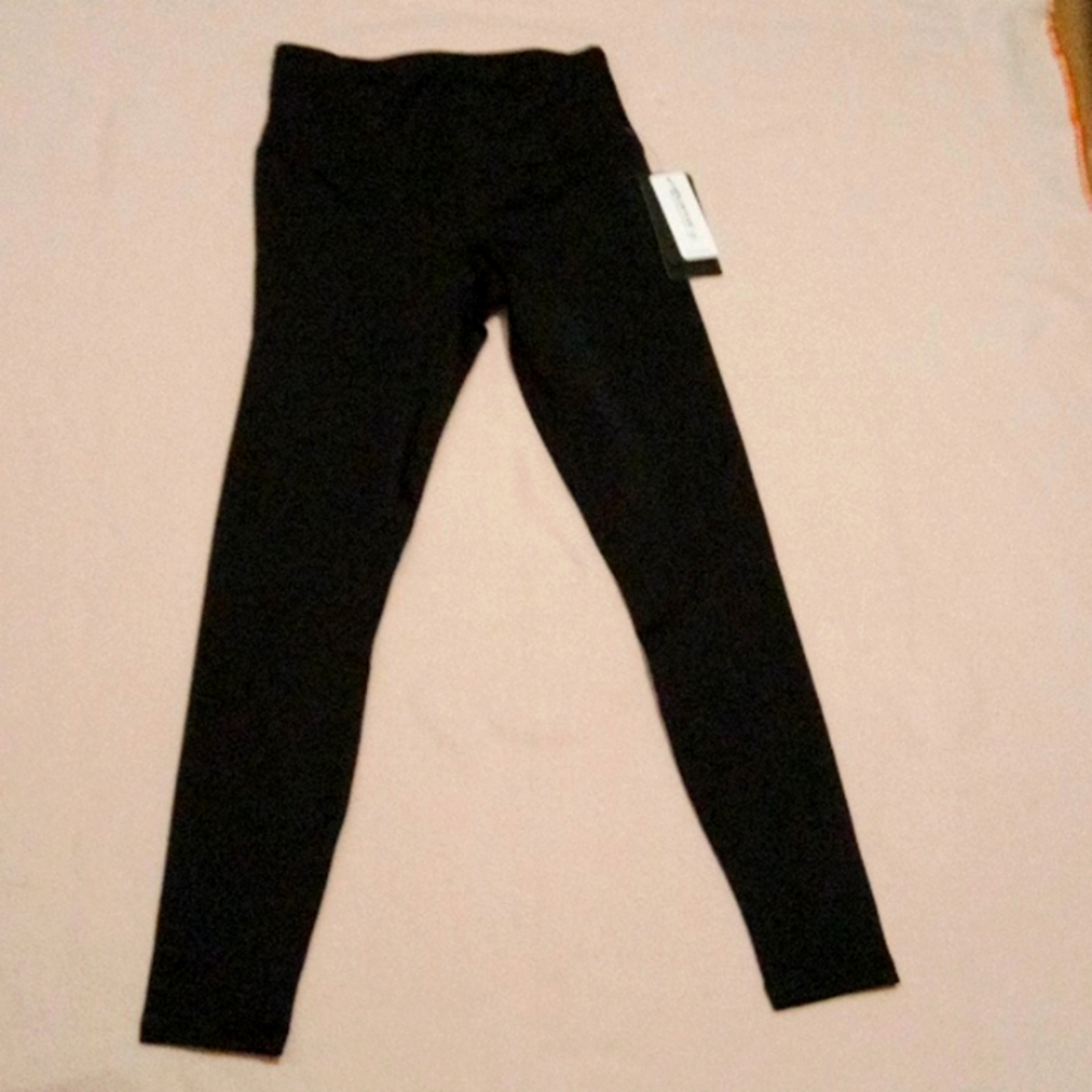 NWT SZ S WOMEN'S 90 DEGREE BLACK YOGA PANTS